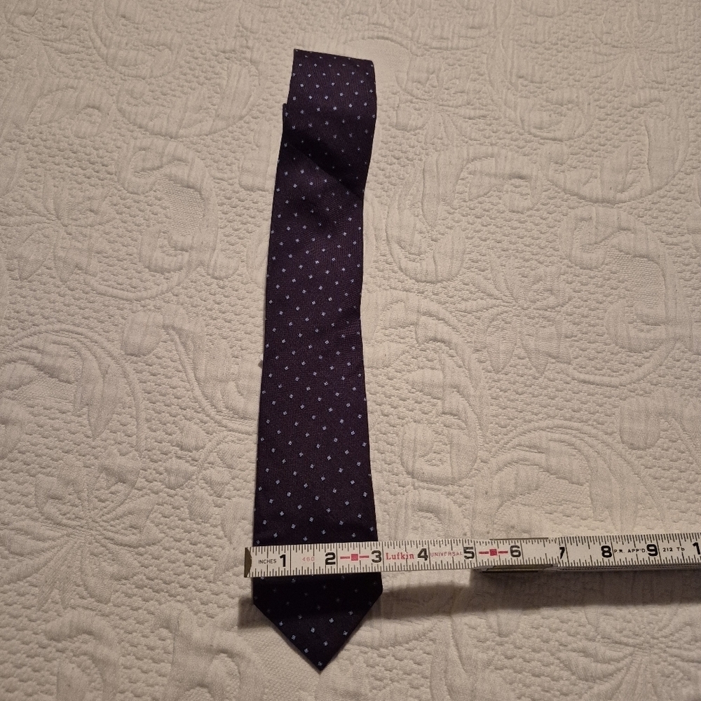 Joseph Abboud men's dark purple with blue block all over design NWT